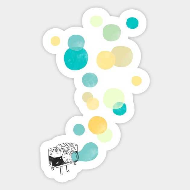 Memories like bubbles Sticker by ilovedoodle